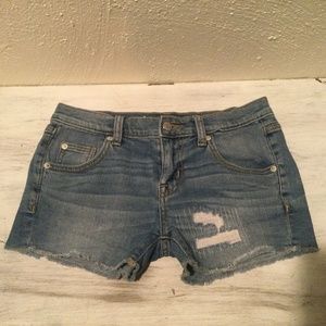 Mossimo Boyfriend  Distressed Jean shorts